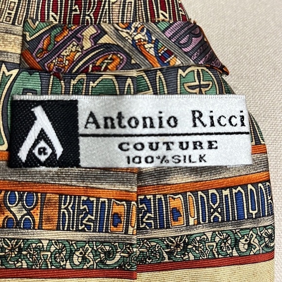 Antonio Ricci Couture 100% silk tie - Picture 2 of 4